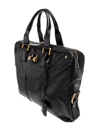 Yves Saint Laurent Leather Briefcase