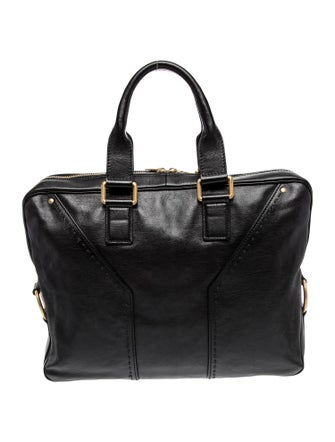 Yves Saint Laurent Leather Briefcase