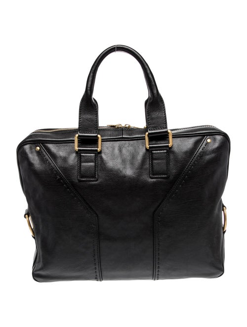 Yves Saint Laurent Leather Briefcase