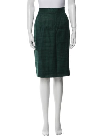 Yves Saint Laurent Silk Knee-Length Skirt