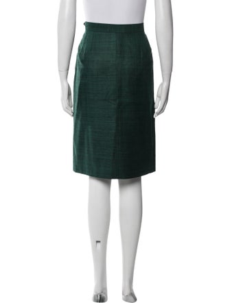 Yves Saint Laurent Silk Knee-Length Skirt