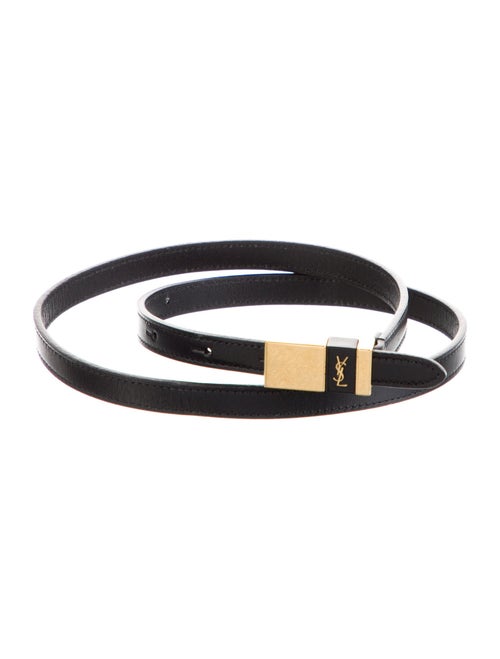 Yves Saint Laurent Skinny Leather Belt Kit