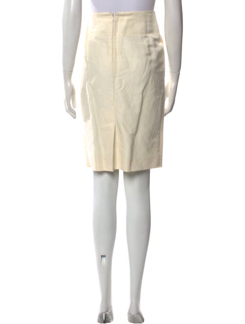 Yves Saint Laurent Linen Knee-Length Skirt