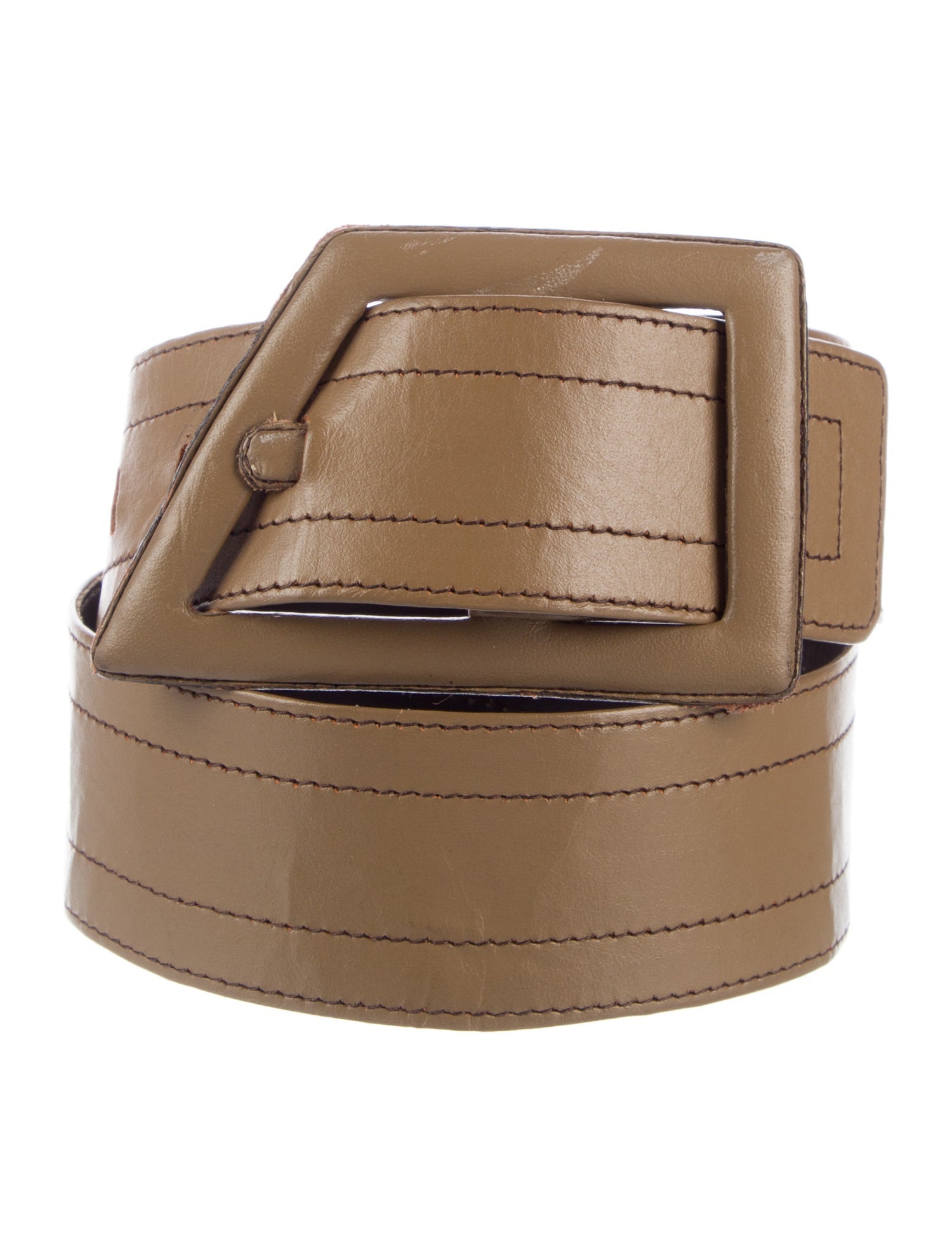 Yves Saint Laurent Leather Waist Belt