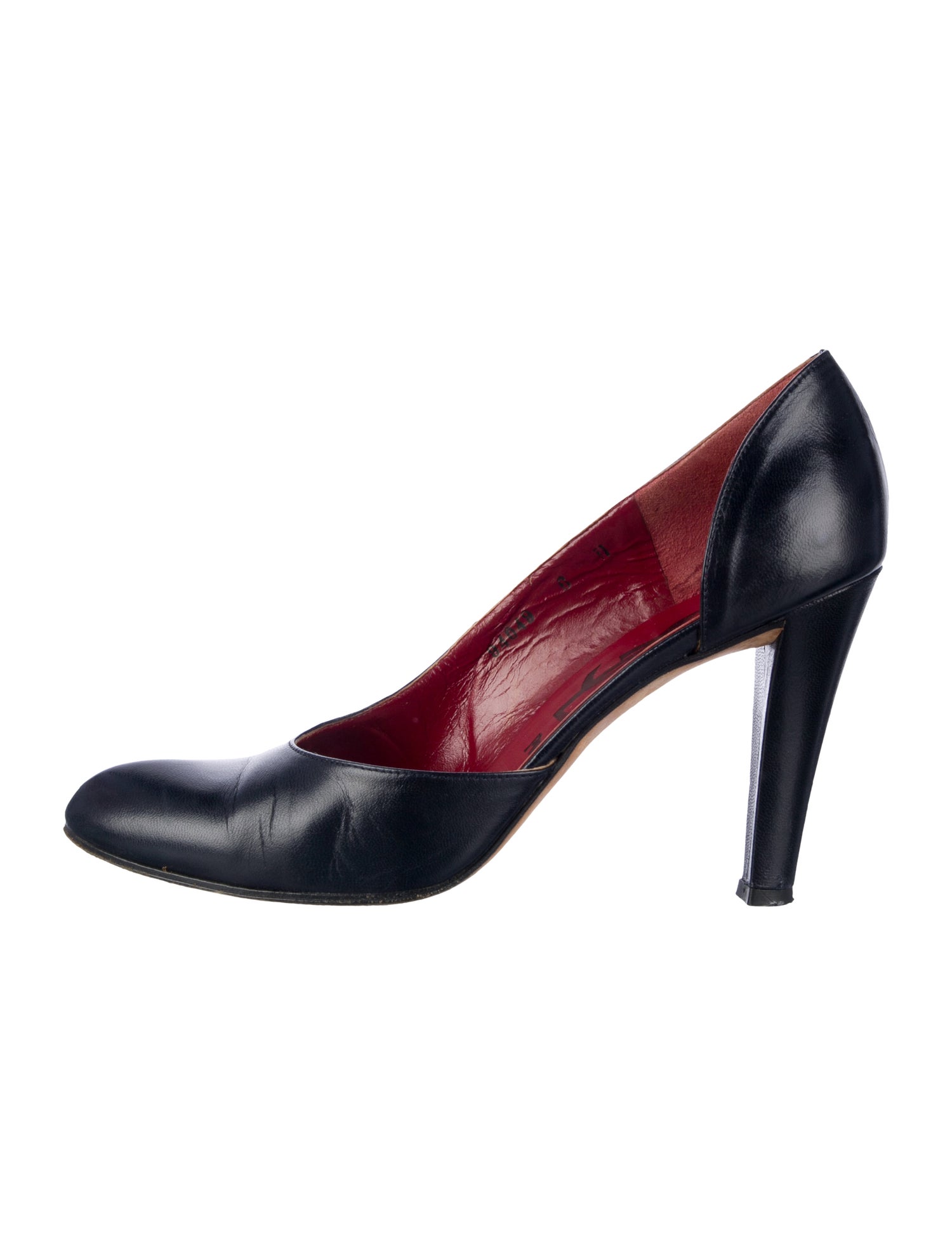 Yves Saint Laurent Leather D'Orsay Pumps