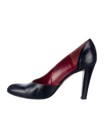 Yves Saint Laurent Leather D'Orsay Pumps