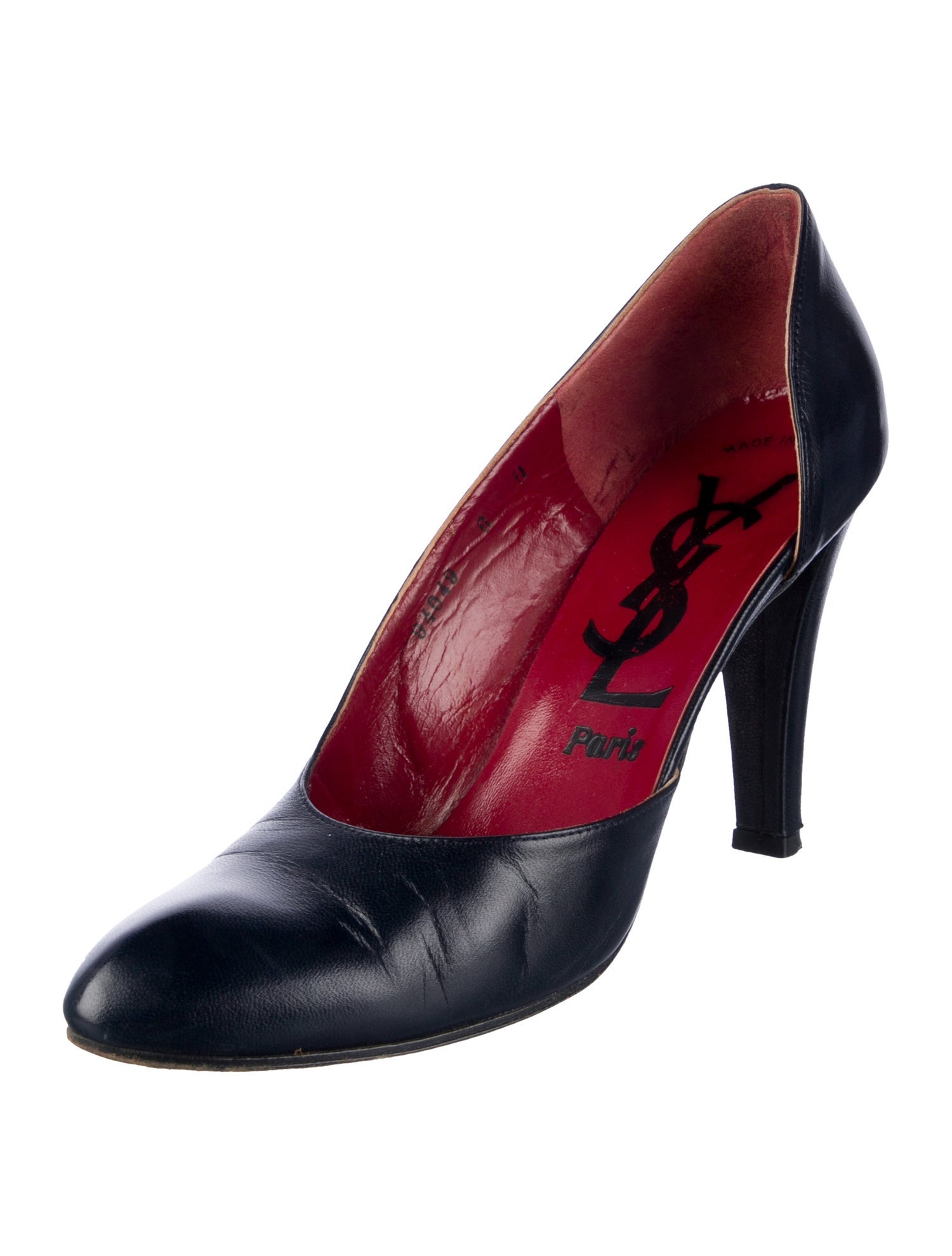 Yves Saint Laurent Leather D'Orsay Pumps