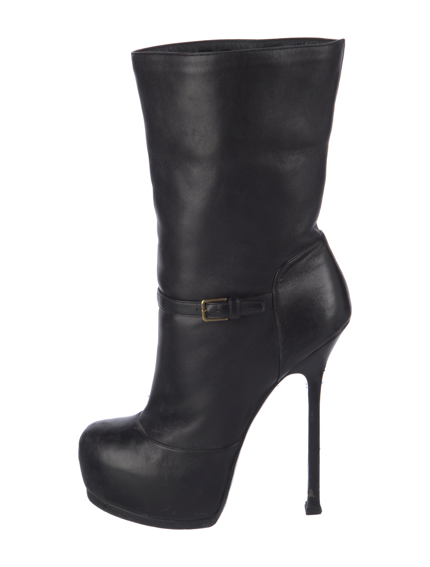 Yves Saint Laurent Leather Boots