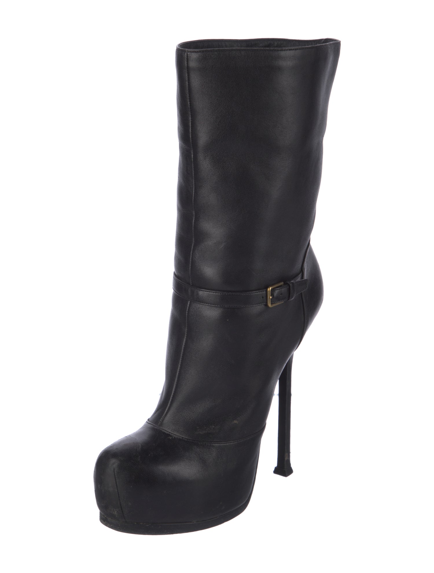 Yves Saint Laurent Leather Boots