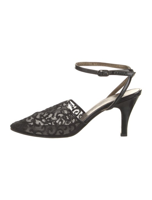 Yves Saint Laurent Leather Slingback Pumps