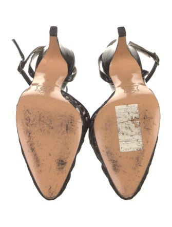 Yves Saint Laurent Leather Slingback Pumps