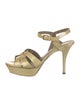 Yves Saint Laurent Leather T-Strap Pumps