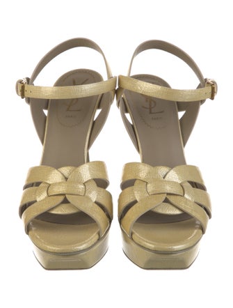 Yves Saint Laurent Leather T-Strap Pumps