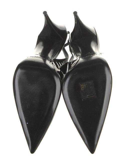 Yves Saint Laurent Patent Leather Slingback Pumps