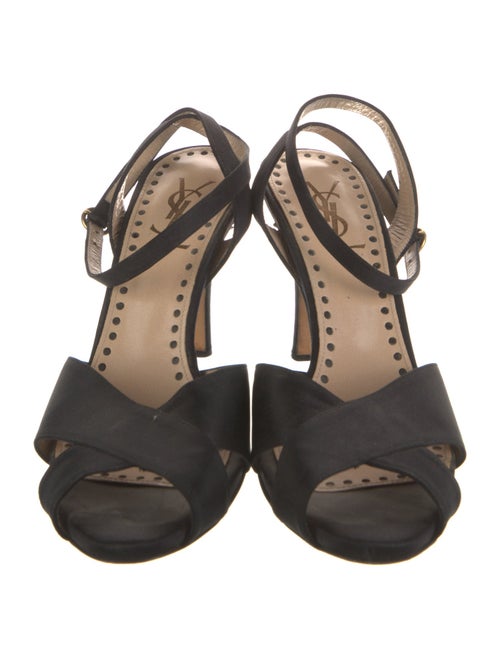 Yves Saint Laurent Satin Sandals