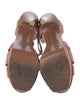 Yves Saint Laurent Leather T-Strap Sandals