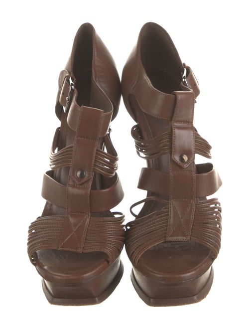 Yves Saint Laurent Leather T-Strap Pumps