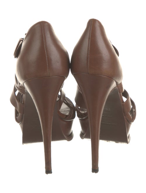 Yves Saint Laurent Leather T-Strap Pumps