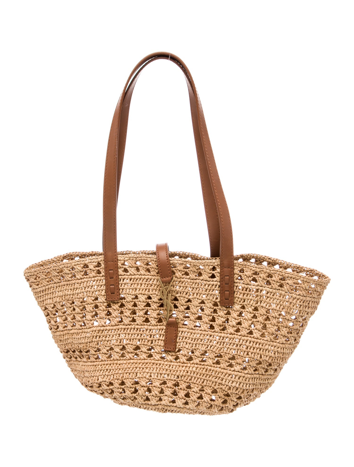 Saint Laurent Raffia Shoulder Bag