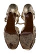 Yves Saint Laurent Leather T-Strap Sandals