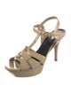 Yves Saint Laurent Patent Leather T-Strap Pumps