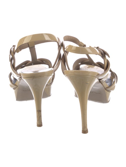 Yves Saint Laurent Patent Leather T-Strap Pumps