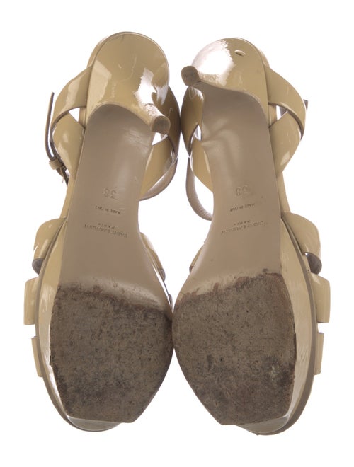 Yves Saint Laurent Patent Leather T-Strap Pumps
