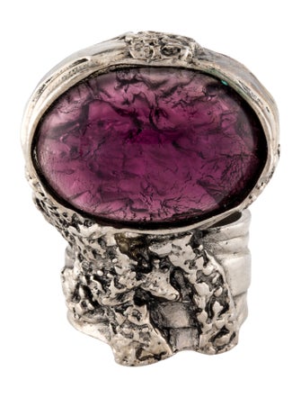 Yves Saint Laurent Resin Arty Cocktail Ring