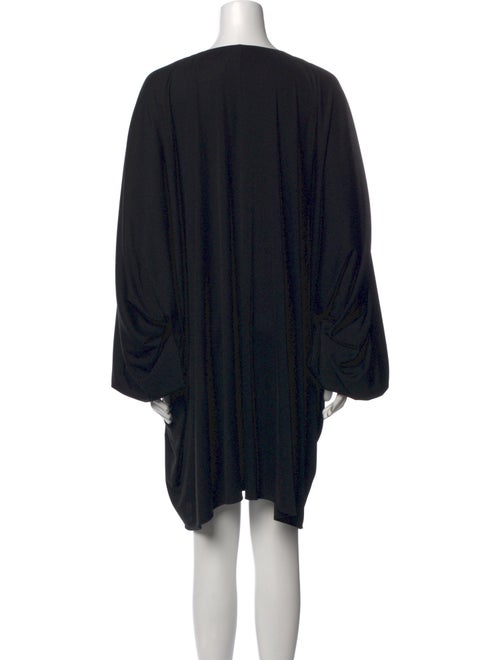 Yves Saint Laurent V-Neck Knee-Length Dress