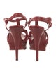 Yves Saint Laurent Rive Gauche Leather T-Strap Pumps
