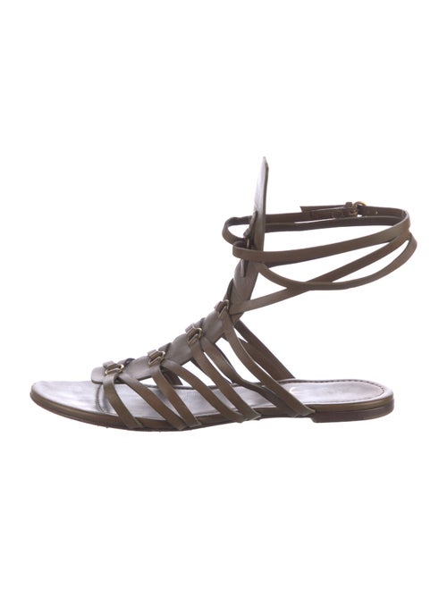 Yves Saint Laurent Leather Gladiator Sandals