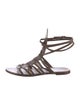 Yves Saint Laurent Leather Gladiator Sandals