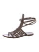 Yves Saint Laurent Leather Gladiator Sandals
