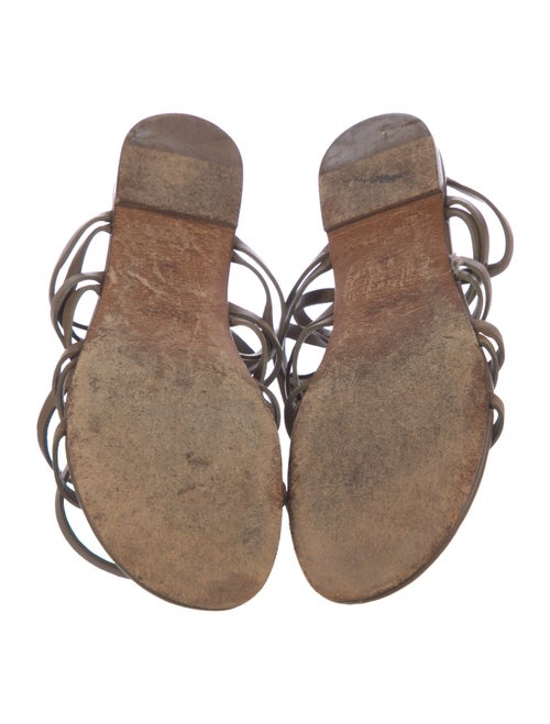 Yves Saint Laurent Leather Gladiator Sandals