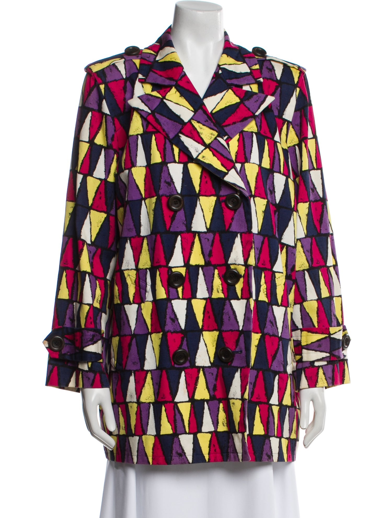 Yves Saint Laurent Printed Blazer