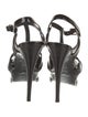Yves Saint Laurent Patent Leather T-Strap Sandals