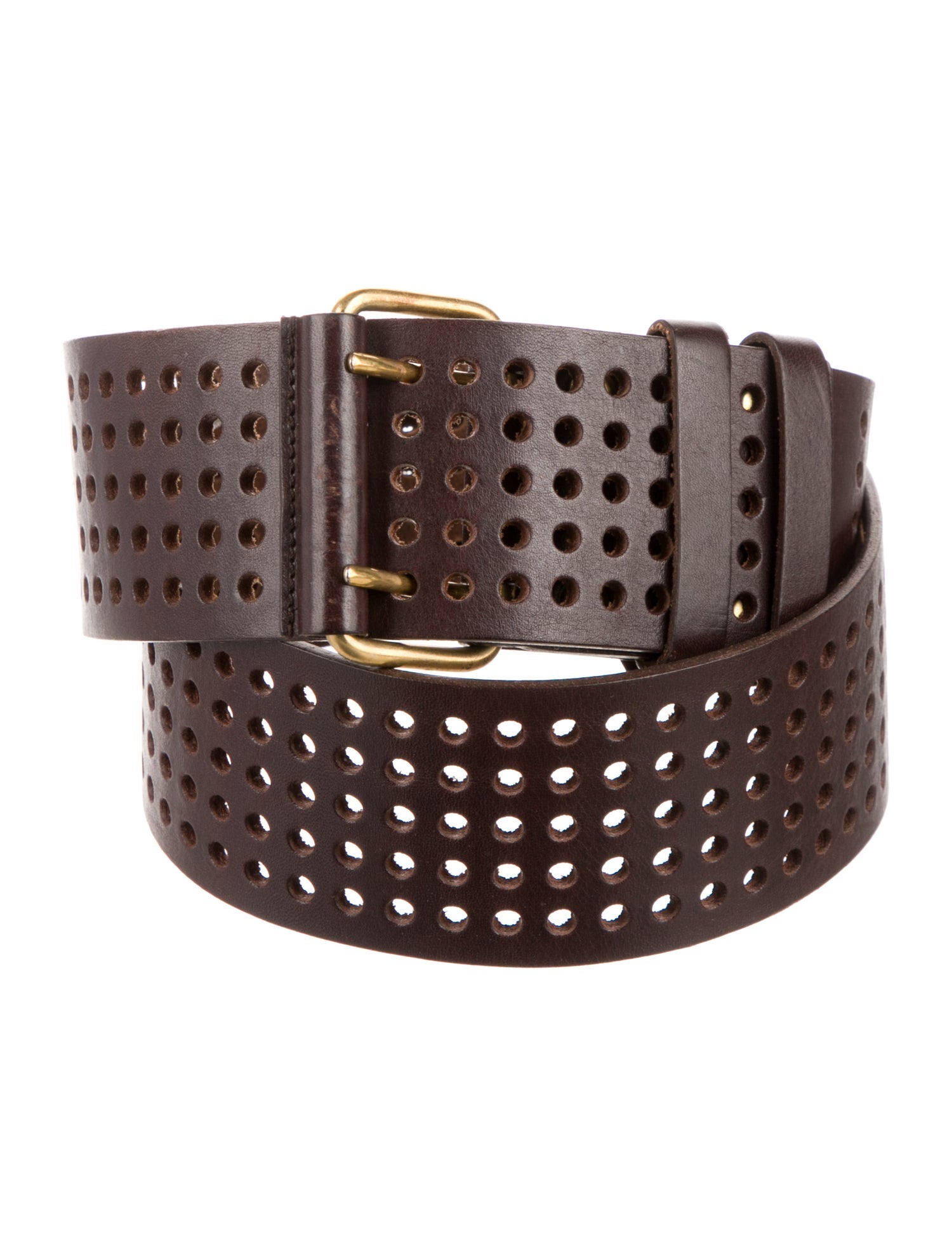 Yves Saint Laurent Wide Leather Belt