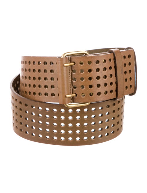 Yves Saint Laurent Wide Leather Belt