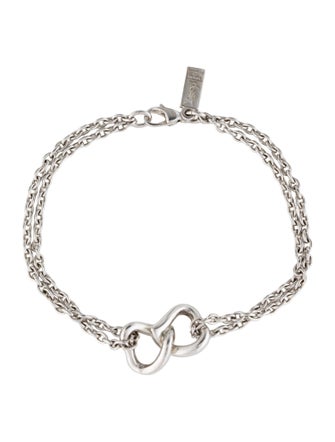 Yves Saint Laurent Heart Station Link Bracelet