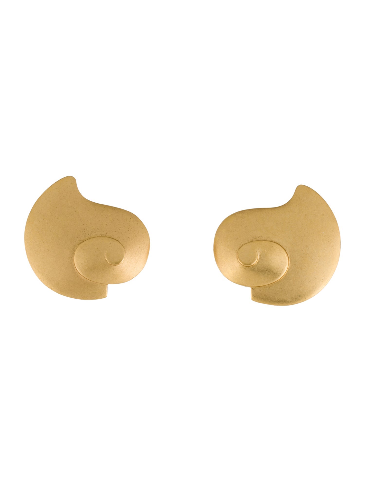 Yves Saint Laurent Swirl Clip-On Earrings