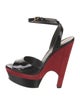 Yves Saint Laurent Patent Leather Sandals