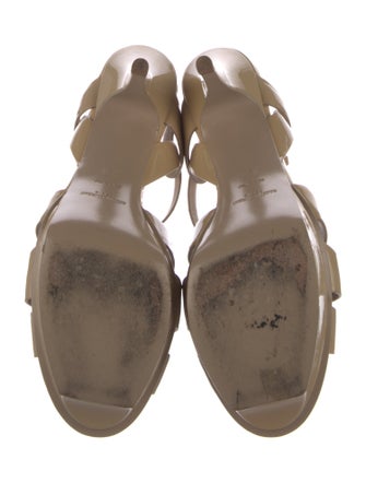 Yves Saint Laurent Patent Leather T-Strap Pumps