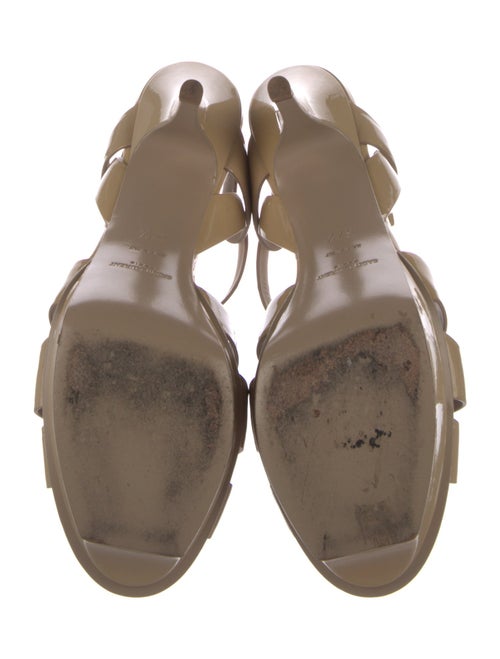 Yves Saint Laurent Patent Leather T-Strap Pumps