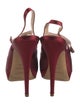 Yves Saint Laurent Satin Slingback Pumps
