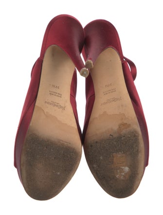 Yves Saint Laurent Satin Slingback Pumps