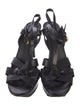 Yves Saint Laurent Leather T-Strap Sandals