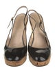 Yves Saint Laurent Patent Leather Slingback Pumps