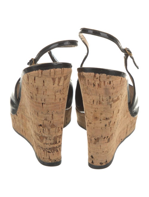 Yves Saint Laurent Patent Leather Slingback Pumps