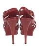 Yves Saint Laurent Leather Slingback Sandals