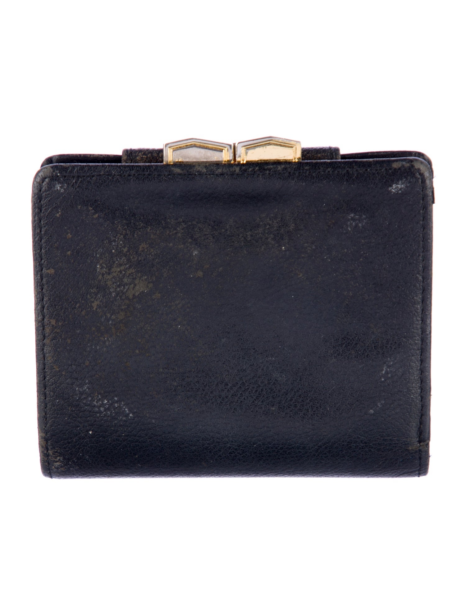 Yves Saint Laurent Vintage Leather Compact Wallet